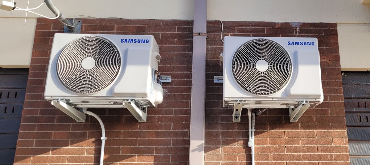 Unità esterne di climatizzazione installate